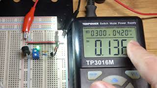 Slow down battery over discharge circuit using 2N2222 NPN BJT [upl. by Fugazy]