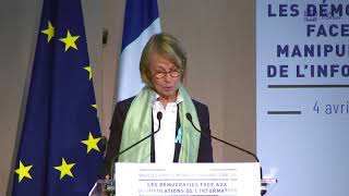 Françoise NYSSEN Ministre de la Culture  Les démocraties face aux manipulations de linformation [upl. by Waters158]