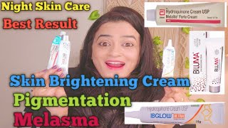 SKIN BRIGHTENING CREAM FOR PIGMENTATION AND MELASMA nightcreamskinbrighteningpigmentationmelasma [upl. by Alair612]