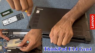 Lenovo ThinkPad E14 Gen 4 Teardown  Ram  SSD Upgrade  2023 [upl. by Akla]