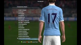 Cara memberi Callname di PES 2013 tutorial [upl. by Hewet]