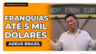 4 Franquias LUCRATIVAS para abrir nos EUA Até 5 Mil Dólares [upl. by Nare]