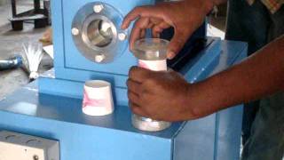 semi automatic paper cup machine operation [upl. by Shute]