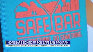 More bars in Nashville TN signing up for Safe Bar program [upl. by Eiramac]