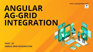 Angular 13  AgGrid Integration  01  codingindiancom [upl. by Letta]