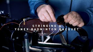 StringScience  How To String A Badminton Racquet [upl. by Akin]