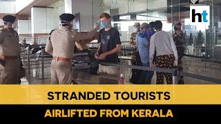 COVID19 lockdown 268 UK nationals stranded in Kerala airlifted [upl. by Oatis]