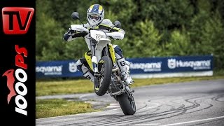 Husqvarna 701 Supermoto Test  Enduro  Fazit Action Sound [upl. by Daye]