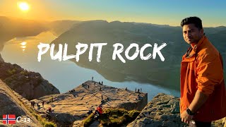 The Most Beautiful Sunrise  Pulpit Rock  Norway 🇳🇴 [upl. by Eiramannod]