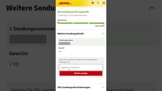 DHL zeigt Standorte im Tracking wieder an [upl. by Ras]