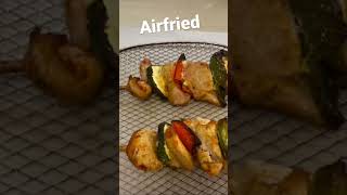 Chicken Kabobs Air Frier style  actual recipe  httpsyoutubeg6nicRu8SrQ [upl. by Orsino263]