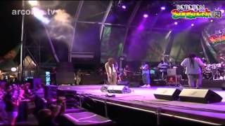 KyMani Marley amp Andrew Tosh  Small Axe  live at Rototom 2012 [upl. by Shermie]