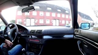 BMW 528i E39 5 Speed Manual Driving 1 [upl. by Noyrb]