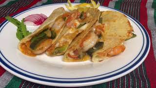 TACOS GOBERNADOR TACOS DE CAMARONES [upl. by Ystap546]