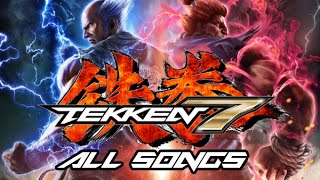 Tekken 7 Official Soundtracks 🥊 All Songs [upl. by Thirza943]