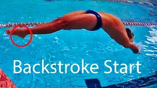 How to do a fast backstroke start [upl. by Aivul163]