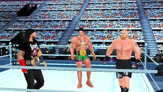 ROMAN REIGNS BROCK LESNAR MIRZA VS RANDY ORTON JOHN CENA CODY RHODES  2K24  WWE [upl. by Jacki384]