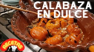 Cómo hacer Calabaza en Tacha dulce de calabaza [upl. by Lerad]