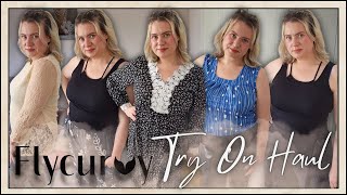 FLYCURVY CURVY MIDSIZE TRY ON HAUL Size 14 What I Ordered V What I Got  Clare Walch [upl. by Yltsew]