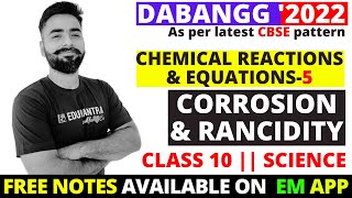 CORROSION amp RANCIDITY  CLASS 10 CHEMISTRY CHAPTER 1 PART 5  CHEMICAL REACTION AND EQUATION [upl. by Spratt]