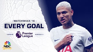 Every Premier League goal from Matchweek 16 202324  NBC Sports [upl. by Specht]