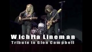 Wichita Lineman  Glen Campbell tribute by Melissa Etheridge  882017 [upl. by Nosneb543]