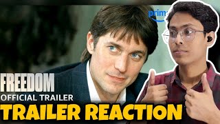 Freedom  Official Trailer Reaction  Prime Video  Holly Verse [upl. by Josie413]