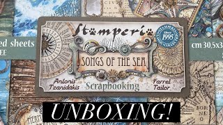 Unbox ‘Songs of the sea’ from Stamperia with me [upl. by Hairej87]