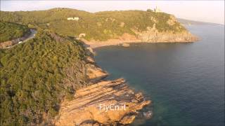 cala del leone calafuria drone [upl. by Llebasi561]