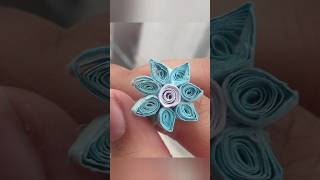 Diy Quilling Ring Easy paper ring [upl. by Limber]