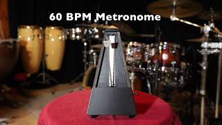 REAL Metronome  60 bpm  Wittner Model No 806m [upl. by Bunker]