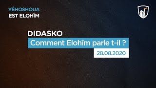 Comment Elohîm parletil   Didasko Shora KUETU  280820 [upl. by Ikik61]