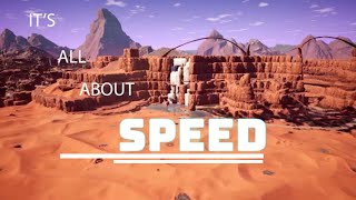 Satisfactorys Fastest Way to Travel A Satisfactory Speed Test [upl. by Ynffit]