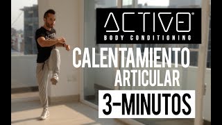 ACTIVO  Calentamiento Articular de Todo el Cuerpo  3MINUTOS [upl. by Shaia]