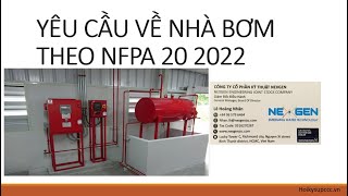 NHÀ BƠM CHỮA CHÁY THEO NFPA 20 2022 với chuyên gia hàng đầu về bơm chữa cháy Mr Nhân [upl. by Aneehsar535]