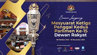 LANGSUNG  Persidangan Dewan Rakyat 8 November 2023  Sesi Pagi [upl. by Annaeed]