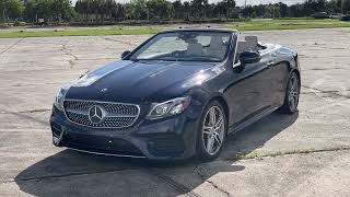 2020 Mercedes E450 Cabriolet  Walkaround [upl. by Erdied]