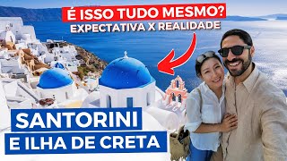 SANTORINI É ISSO TUDO MESMO Heraclião em Creta e o Que Fazer em Santorini de Cruzeiro Fira amp Oia [upl. by Norak]