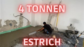 Estrich selber machen  Bodengleiche Dusche TEIL9 [upl. by Tibbitts]