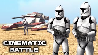 ULTIMATE STAR WARS MOD Clone Troopers vs CIS Battle Droids  Men of War Assault Squad 2 [upl. by Kenji]