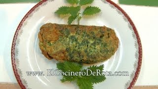 🌿 Tortilla de Ortigas Receta Económica y Deliciosa  Cocina con El Cocinero de Rota 🌿 [upl. by Cherice]