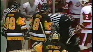 Ulf Samuelsson vs Sergei Fedorov [upl. by Ynaffets]