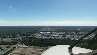 Landing in Valdosta Georgia  KVLD VLD  Valdosta Regional Airport landingvideo valdosta fs2020 [upl. by Acinoreb]