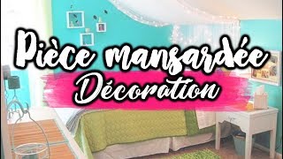 COMMENT DÉCORER UNE PIÈCE MANSARDÉE [upl. by Longmire874]