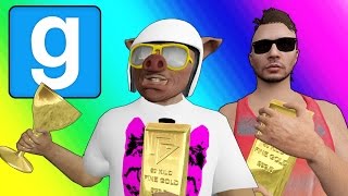 Gmod Deathrun Funny Moments  Gold Rush Garrys Mod Sandbox [upl. by Lil]