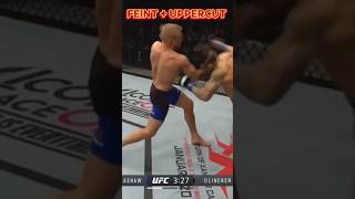 Feint  uppercut 🥊 boxing ufc fighter mma kickboxing [upl. by Eirol]