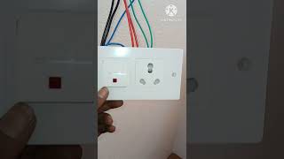 Dp16A soket swich connection house wiring [upl. by Yrmac]