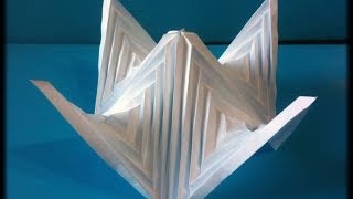 Folding Example Hyperbolic Paraboloid Shelter [upl. by Alan]