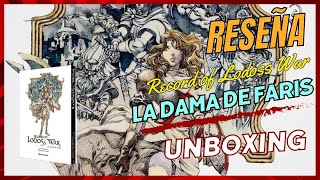 RECORD OF LODOSS WAR LA DAMA DE FARIS l Nueva Edición Coleccionista l Reseña amp Unboxing  Una joya [upl. by Yecats]