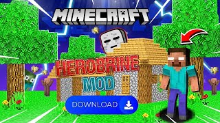 How to Download Herobrine Mod in Minecraft Java Edition 2023 [upl. by Jaan]